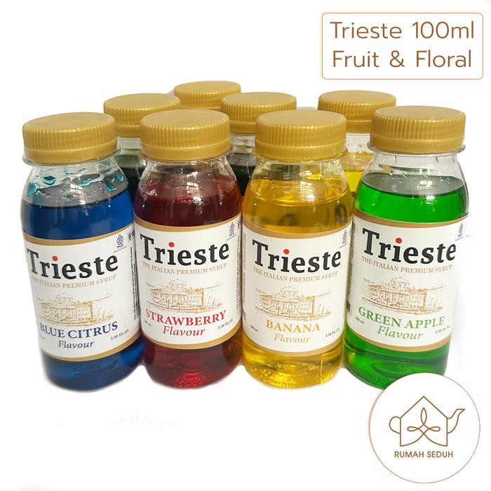 

TRIESTE SYRUP REPACK 100ML TEA MOJITO S. - BANANA PASSION BLUE CITRUS LYCHEE