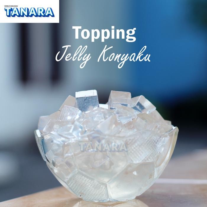 

BUBUK JELLY KONYAKU 1KG - JELI PLAIN TAWAR TANPA RASA TOPPING MINUMAN BUBBLE DRINK - TANARA POWDER