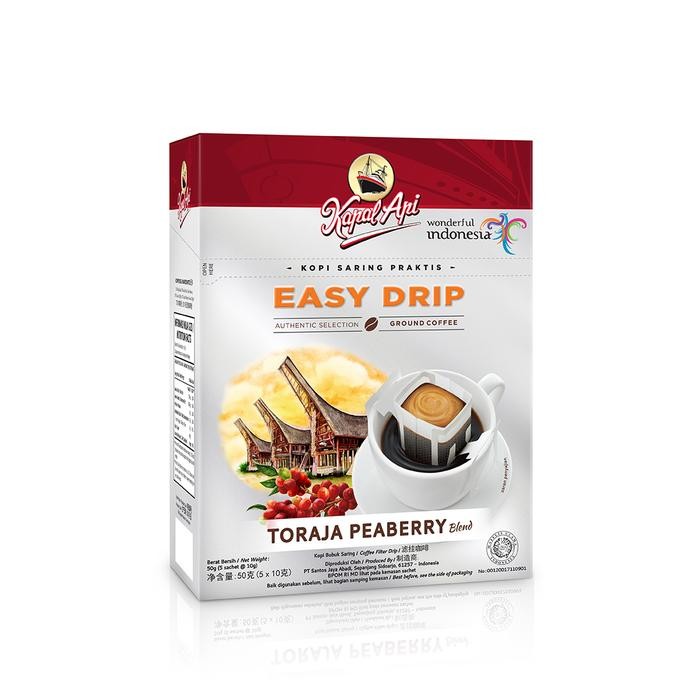 

KAPAL API DRIP TORAJA PEABERRY 5S X 10G