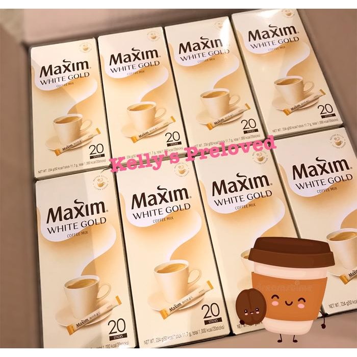 

MAXIM COFFEE 240 GR MOCHA GOLD WHITE GOLD ORIGINAL KOPI KOREA