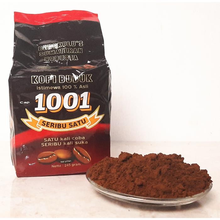 

KIRIM DARI JAKARTA - KOPI 1001 ASLI BENGKULU BUBUK 245 GRAM
