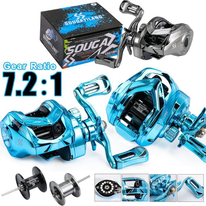 Kastking Berkley - Produk Baru Bc Baitcasting Reel Rem Magnetik 7.2:1 High Speed Reel Pancing For
