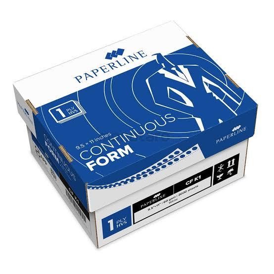 

Kertas Continuous Foam 9.5 X 11" Paperline 1 Ply Full ( K1 )