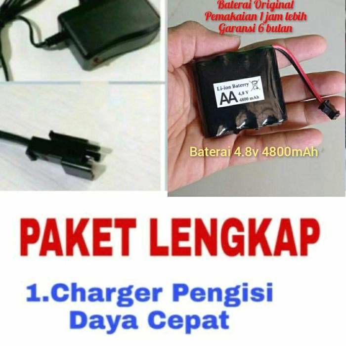Playgro - Mobil Remot Rc Charger Batere Dan Baterai 4,8V Mainan Remote Control -