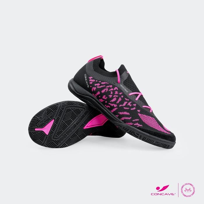 Concave Sepatu Futsal Jlingz - Volt Black / Pink
