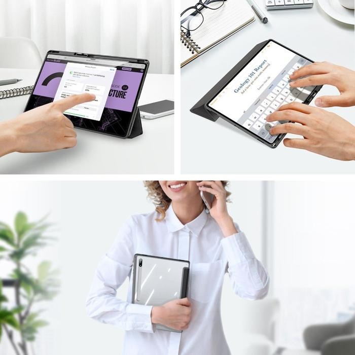 Promo Samsung Galaxy Tab S8 / S8 Plus / S8 Ultra Dux Ducis Toby Series Smart Case Pen Holder