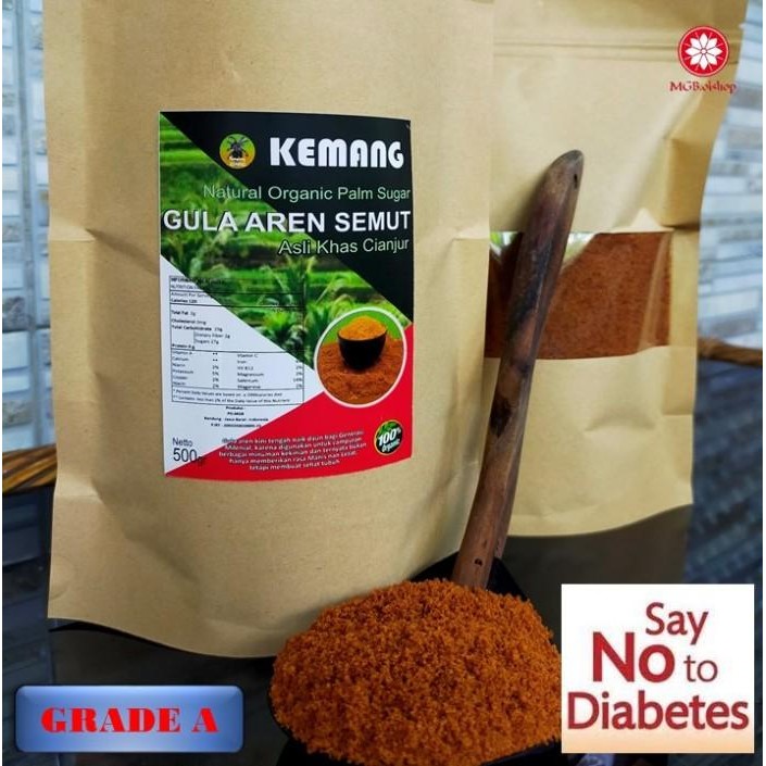 

(Allthebest) GULA AREN SEMUT ASLI 500gr GULA KAWUNG BUBUK 100% ORGANIK