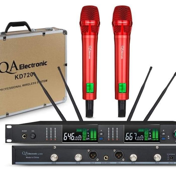 Mic Wireless Qa Electronic Kd720Pro Qa Electronik Kd 720 Original Rdw