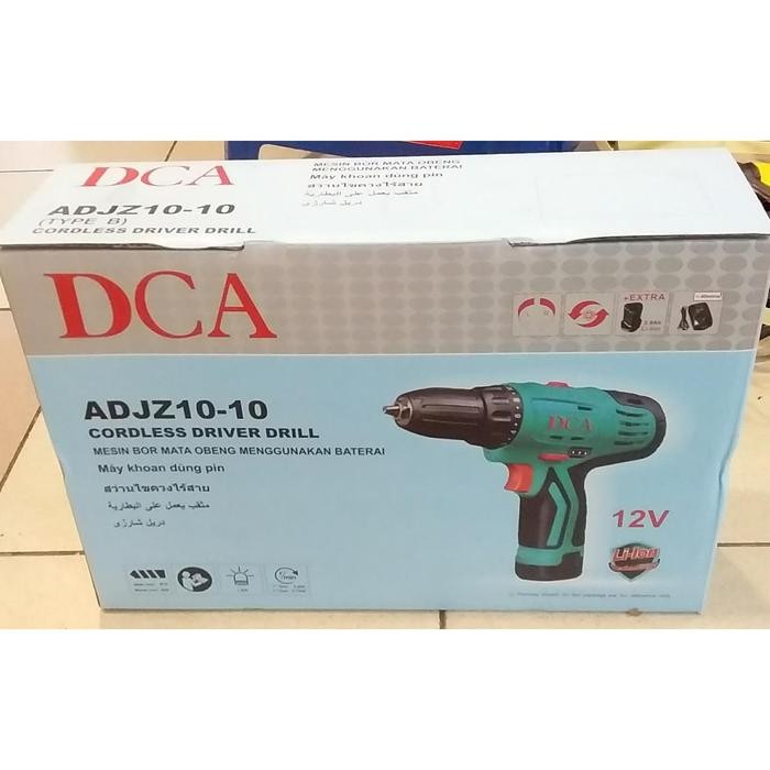 Menarik Mesin Bor Baterai Cordless Drill Driver Adjz10-10B Dca Adjz 10-10 B