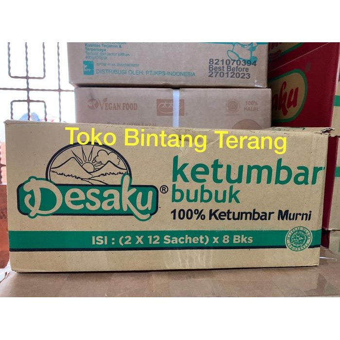 

Desaku Ketumbar Bubuk 15 gr x 192 sachet per 1 Dus/Karton (16 renceng)