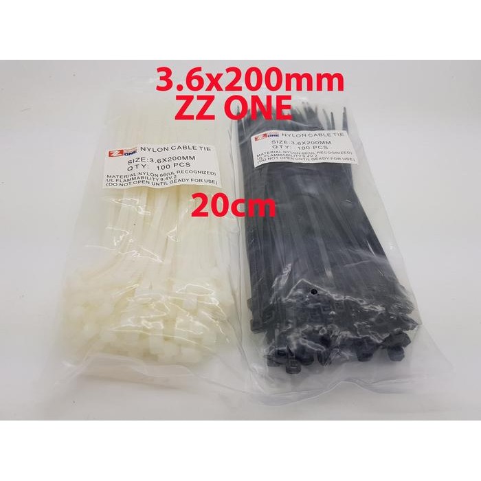 

ID KABEL TIS ZZ ONE 20 CM X 3.6MM / CABLE TIE / KABEL TIES