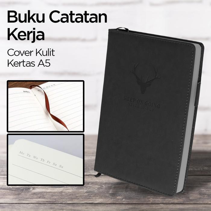 

ID BUKU CATATAN KERJA NOTEBOOKS COVER KULIT KERTAS A5 - CW-5025