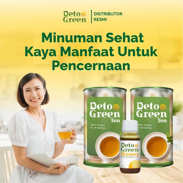 

Teh Detogreen Minuman Herbal Untuk Bantu Lancarkan Pencernaan