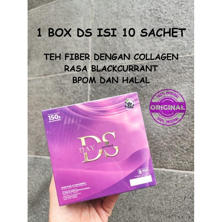 

DS FIBER TEA WITH COLLAGEN - TEH FIBER DENGAN COLLAGEN RASA BLACKCURRANT UNTUK KESEHATAN TUBUH -