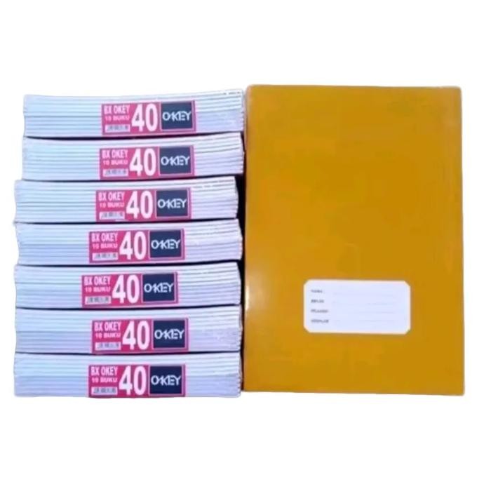 

ID BUKU TULIS OKEY 40 LEMBAR UKURAN BOXY / PANJANG (COVER + 38 LEMBAR ISI) KRAFT COVER COKLAT - 1