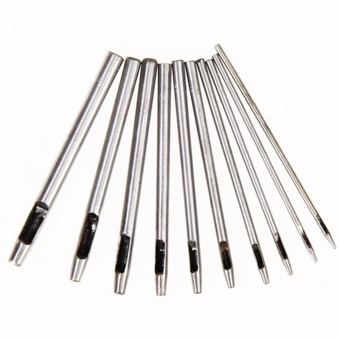 

ID 10PCS SIZE KECIL PLONG PEMBOLONG BULAT PUNCH HOLE - PEMBOLONG LEATHER