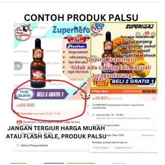 [ZUPERHERO TERGANAS],Doping Ayam Aduan Zuperhero, Doping Ayam Aduan Terbaik, Doping Ayam Aduan Alami