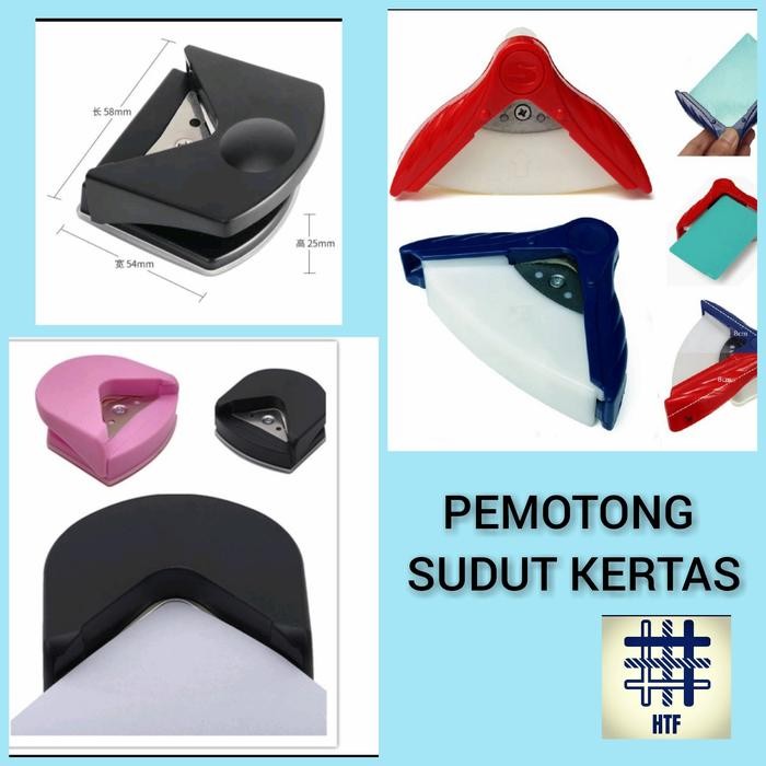 

ID PEMOTONG SUDUT KERTAS MINI CORNER ROUNDER PORTABLE