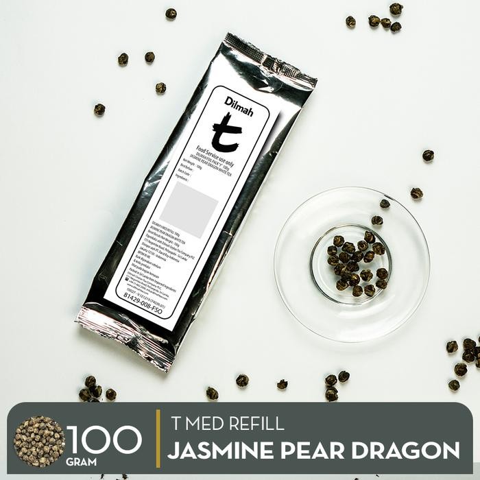 

Dilmah T Med Refill Jasmine Pear Dragon - White Tea 100gr