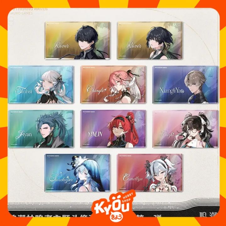 

Jinhsi - Jiyan - Changli Resonator Theme Avatar Acrylic Block Vol.1 (14x8cm) - Wuthering Waves