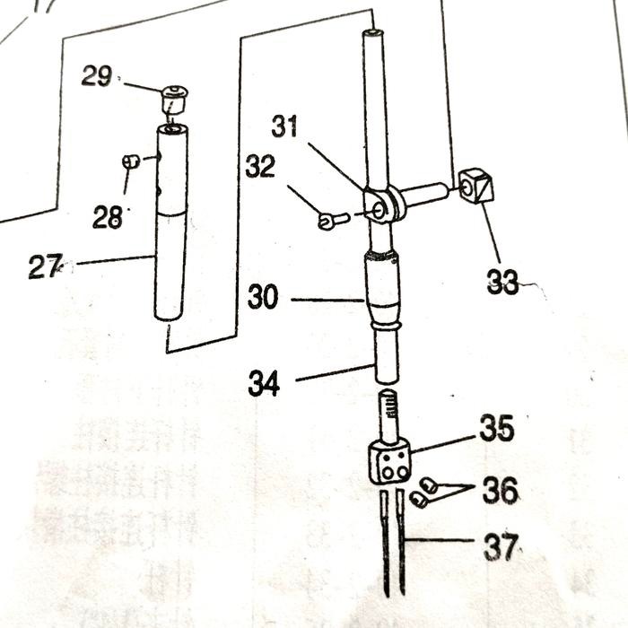 B1401-380 TIANG JARUM MESIN JAHIT RANTAI MH JR2 DAN JR3
