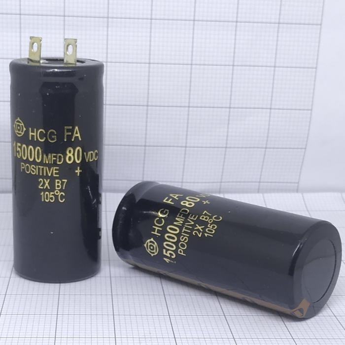 ELCO 15000UF 80V / KAPASITOR ELCO 15000 80V / ELCO 15000 - 80V HCG