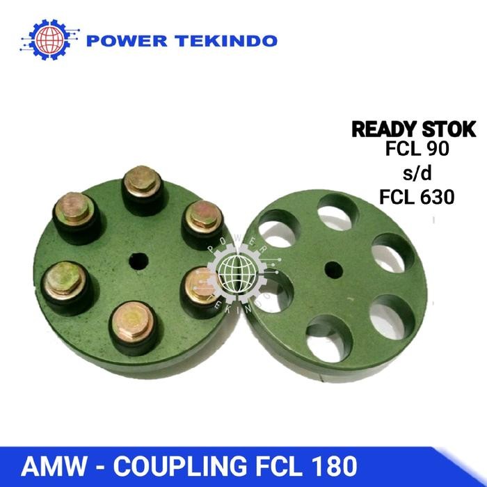 COUPLING FCL 180 AMW SAMBUNGAN MESIN DINAMO GEARBOX KOPEL FLEXIBLE COUPLING