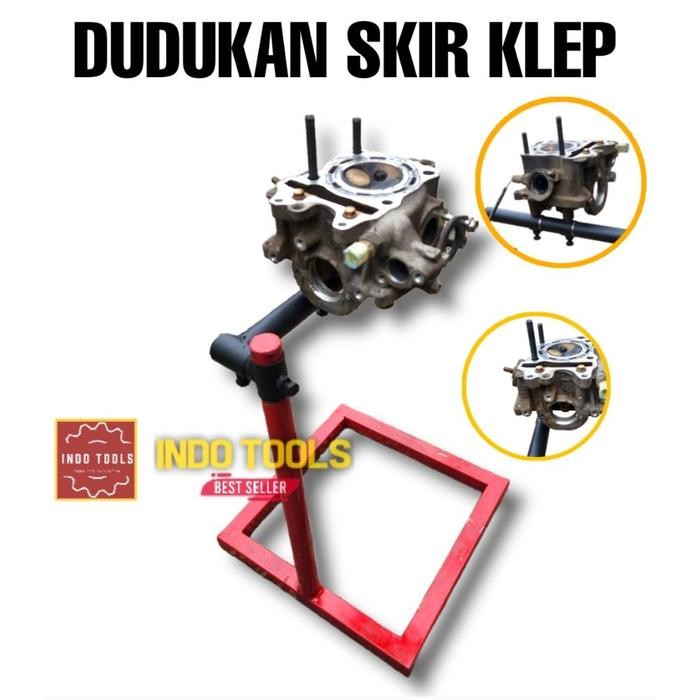 PROMO STAND SKIR KLEP UNIVERSAL ALAT DUDUKAN SKIR KLEP MESIN MOTOR UNIVERSAL