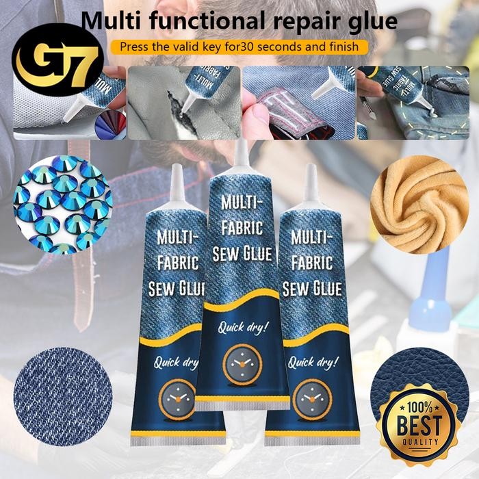 LEM KAIN TANPA JAHIT LIQUID LEM KULIT SEPATU CELANA JEANS JAKET ROBEK