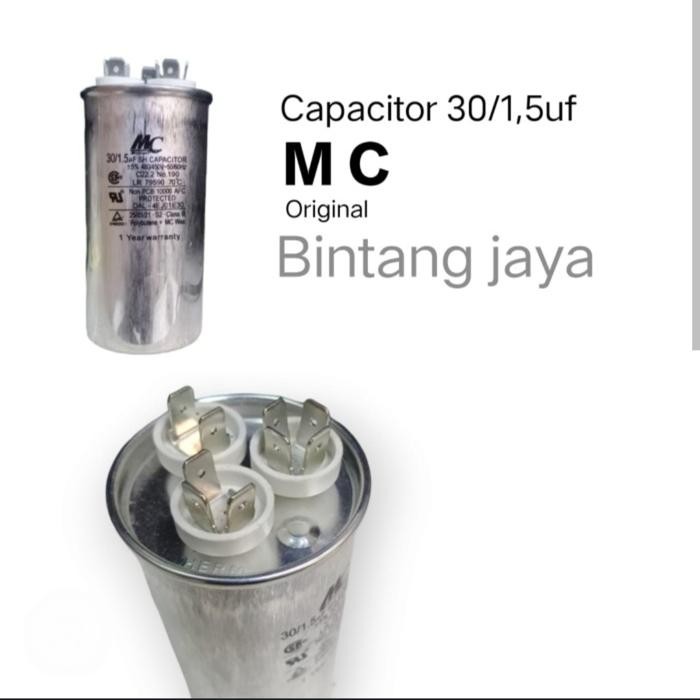 CAPASITOR AC LG KAPASITOR AC 30 + 1,5 UF