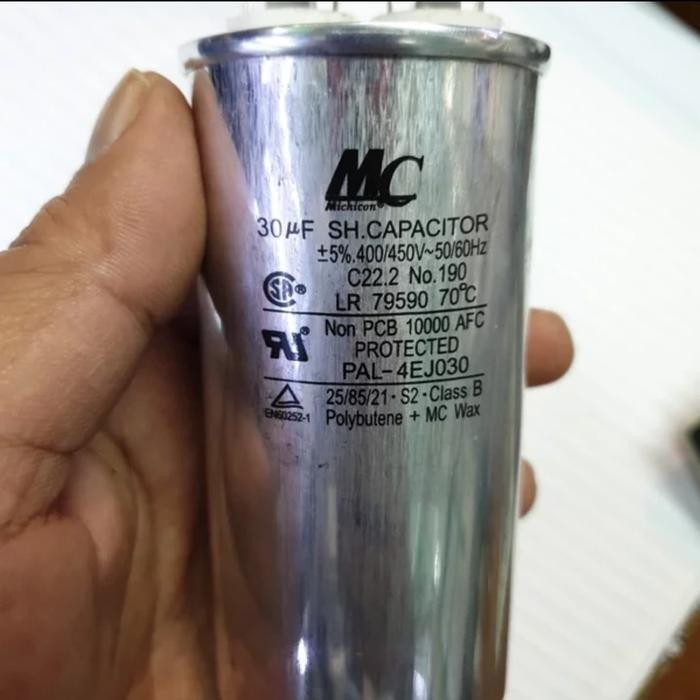 CAPACITOR 30MF/400-450VAC
