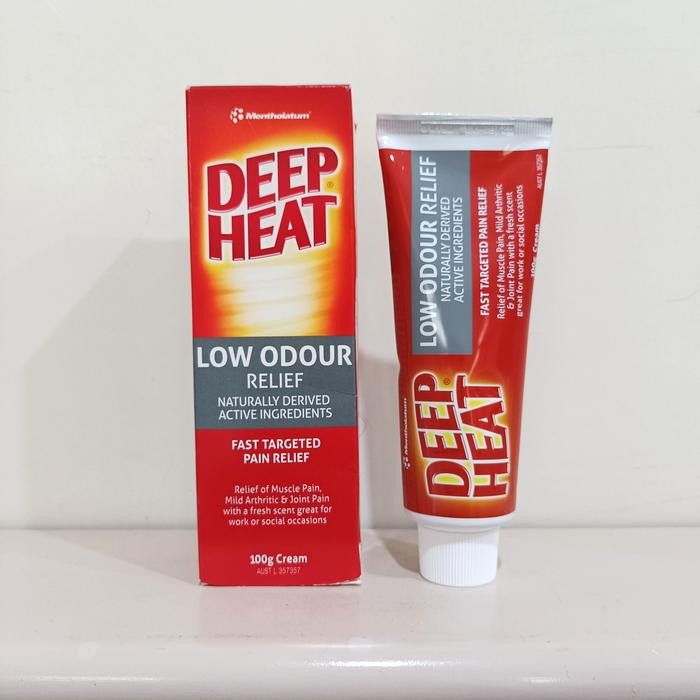 

Mentholatum Deep Heat Low Odour Relief 100 Gram