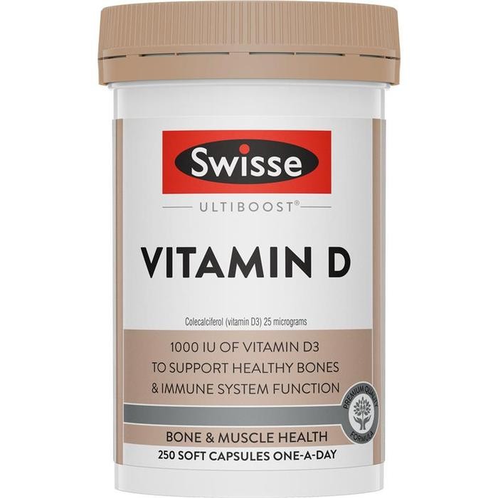 

Swisse Ultiboost Vitamin D 250 Capsules