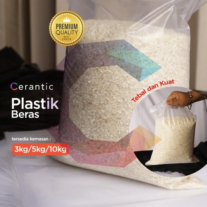 plastik pe tebal 3kg, 5kg, 10kg untuk beras, gula, kacang termurah