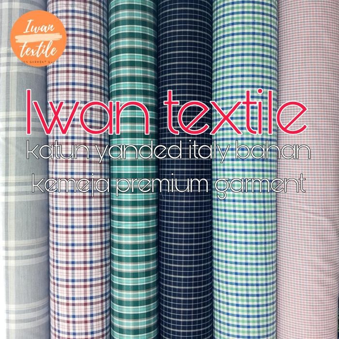 

Kain Katun Kotak Kotak Bahan Baju Kemeja Yaded Import Garment