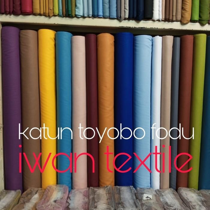 

Kain Katun Polos Toyobo Fodu Bahan Baju Kemeja Koko Gamis Pria Wanita