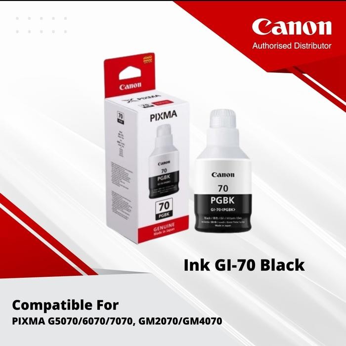 

Canon Ink Bottle GI-70 Black original harga promo