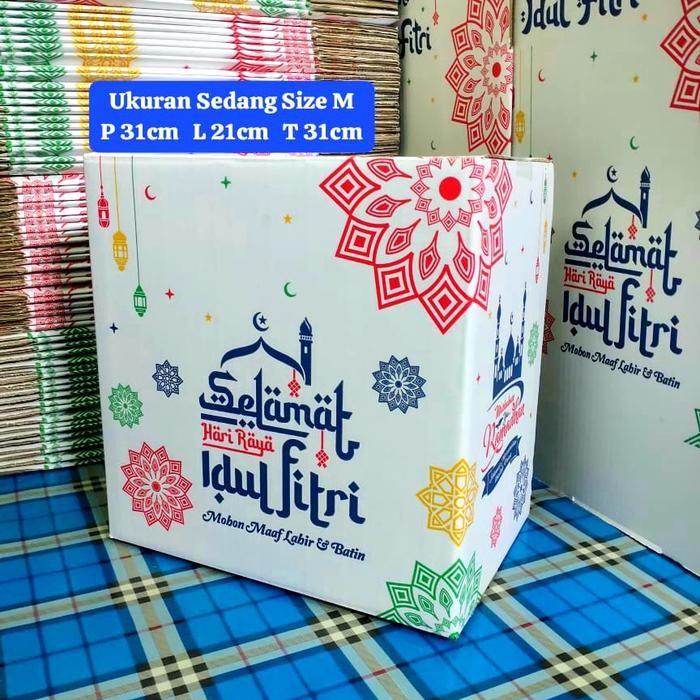 

New Kardus Lebaran Box Parcel Idul Fitri Kemasan Dos Boks Parsel Bingkisan