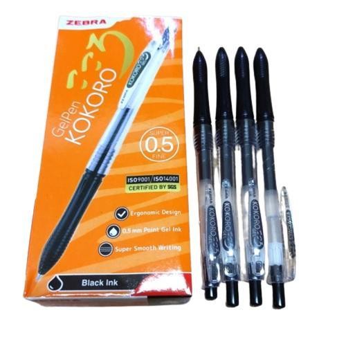 

New TBMO (PACK 12+1) BOLPEN KOKORO 0.5 BLACK BOX (FREE 1 PCS) ZEBRA Stationery