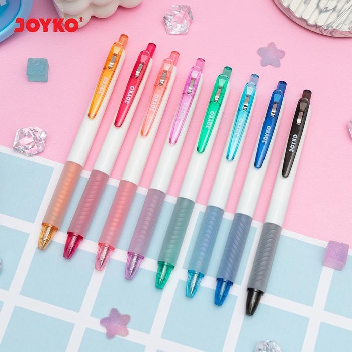 

New Joyko Colour Gel Pen 0.5 / Pulpen Pen Warna Warni Joyko Art GPC-374