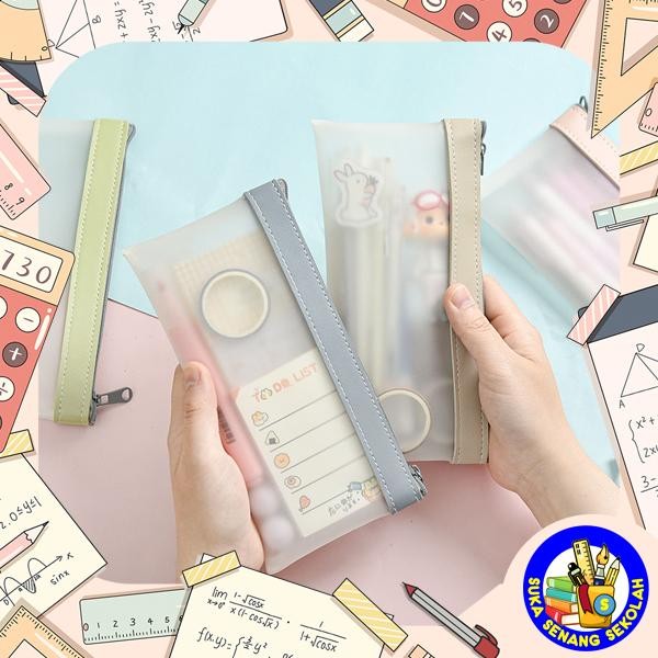 

New Kotak Pensil Edge Color Transparan SK0050