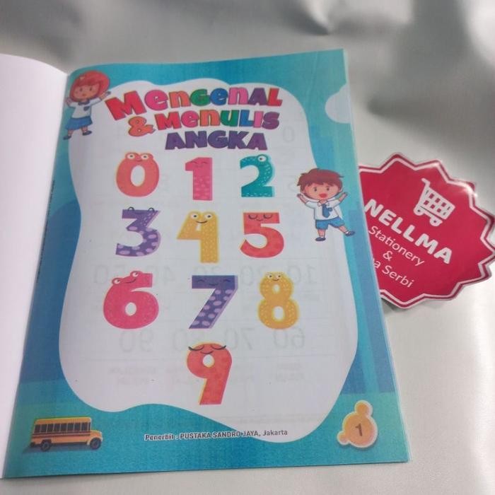

New BUKU PINTAR SEBELUM SEKOLAH MENGENAL MENULIS ANGKA & ABJAD FULL WARNA