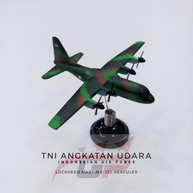 Promo Miniatur Pesawat TNI AU Lockheed Martin C-130 Hercules Diecast