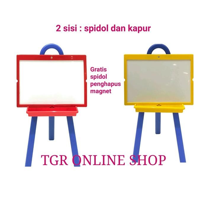 

New Papan Tulis Anak Berdiri Magnet FREE Spidol dan Penghapus
