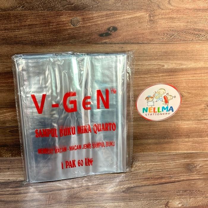 

New ( isi 10 lembar ) Sampul plastik MIKA KWARTO sampul siap pakai