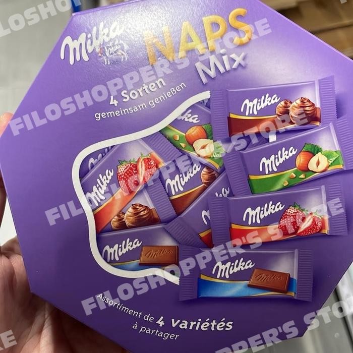 

Neww MILKA NAPS MIX chocolate minis Terlaris