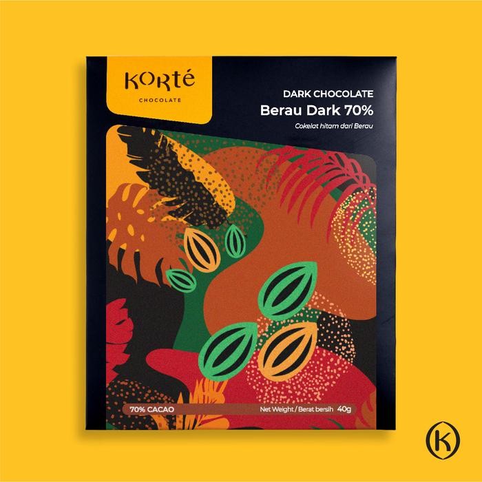 

Neww Korte Berau 70% Dark Chocolate Bar - 40 gram Terlaris