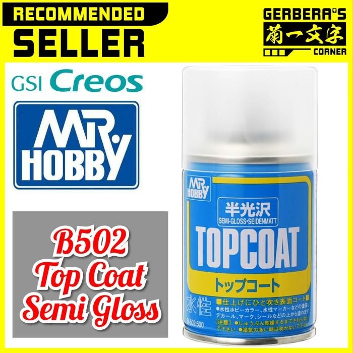 

Mr Color Spray B502 Top Coat Semi Gloss - Mr. Hobby - Lacquer Paint