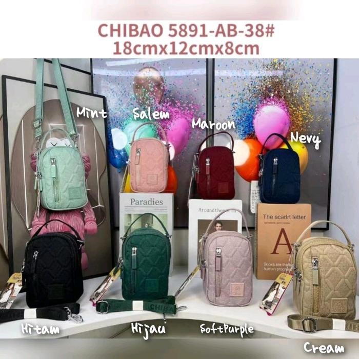 Tas Selempang Wanita Chibao Ory Import 5891 Ab