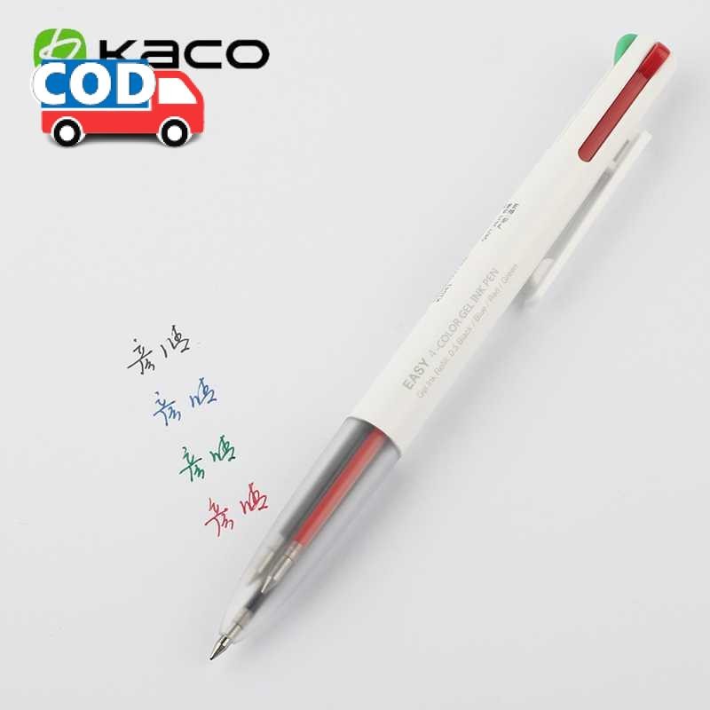 

Pulpen 4 Warna Multifungsi Gel Pen 0.5mm Tinta Cepat Kering Ergonomis Halus Nyaman Menulis Tanda Tangan